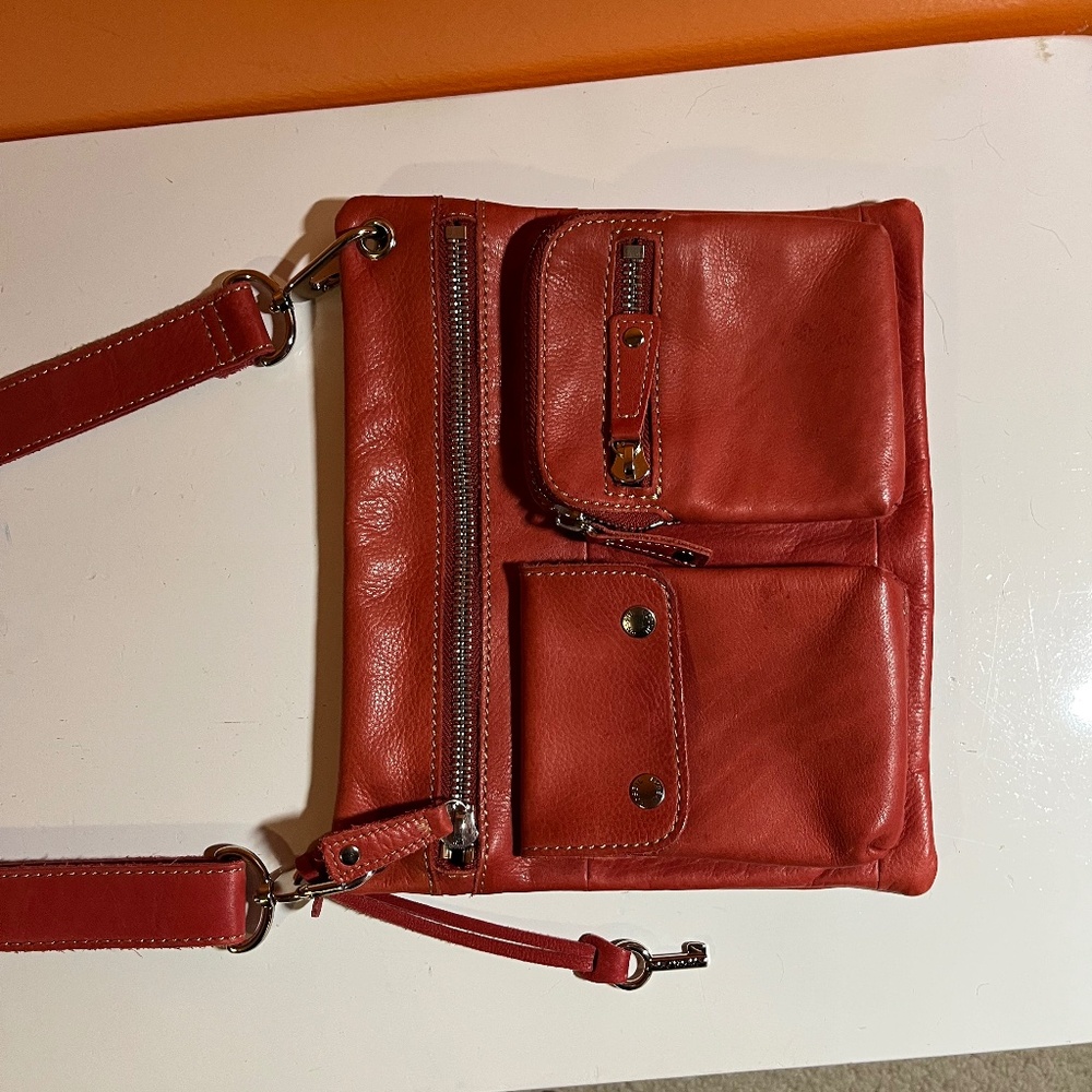 Red Fossil pocketbook